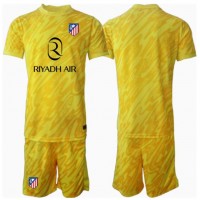 Camiseta Atletico Madrid Portero Tercera Equipación Replica 2024-25 para niños mangas cortas (+ Pantalones cortos)
